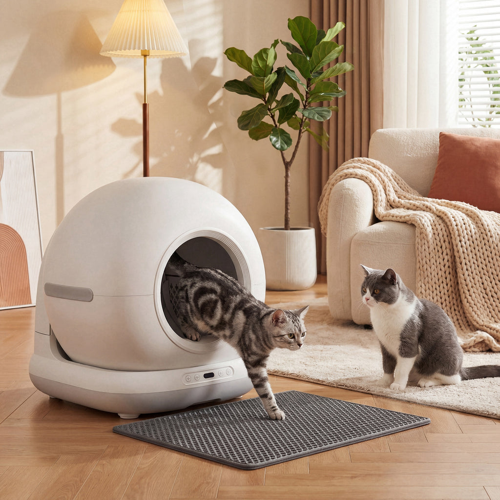72L Self-Cleaning Cat Litter Tray | Automatic with APP Control