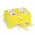3-in-1 Interactive Cat Toy with Mouse & Feather Teaser, Rechargeable, Automatic for Indoor Kittens & Adult Cats