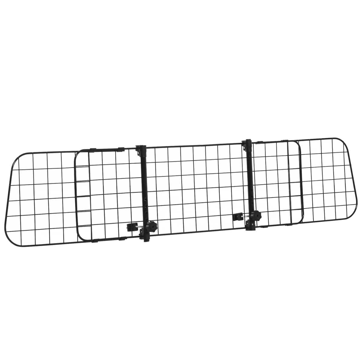 Heavy Duty Dog Car Barrier - Adjustable Ventilated Mesh Guard